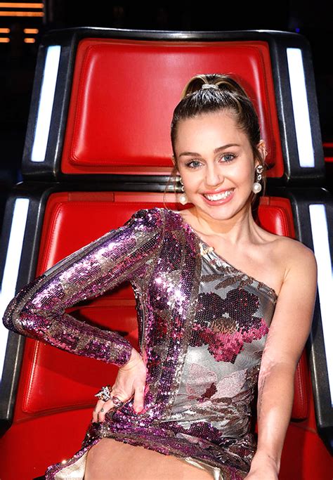 original female coach on the voice|miley cyrus the voice judge.